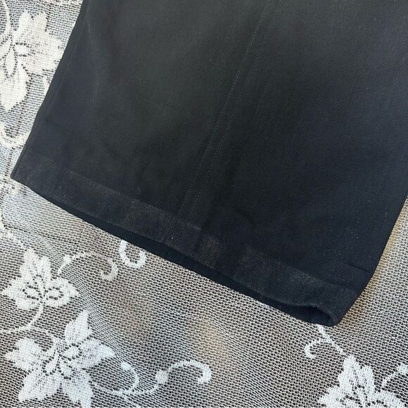 Vintage 80’s Chanel High Waisted Wide Leg Black Trousers - Picture 12 of 16